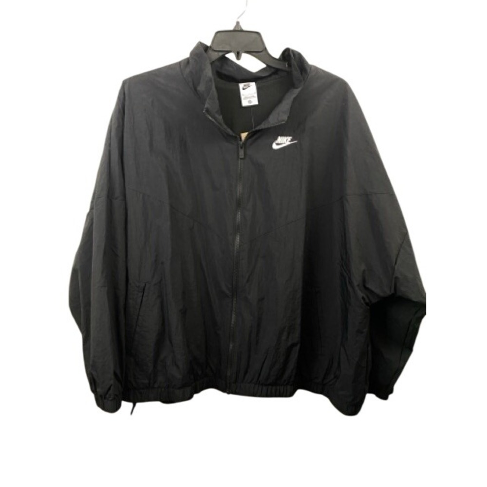Nike Sportswear Essential Black Windbreaker Jacket Women Size 3X NWT - Picture 3 of 10